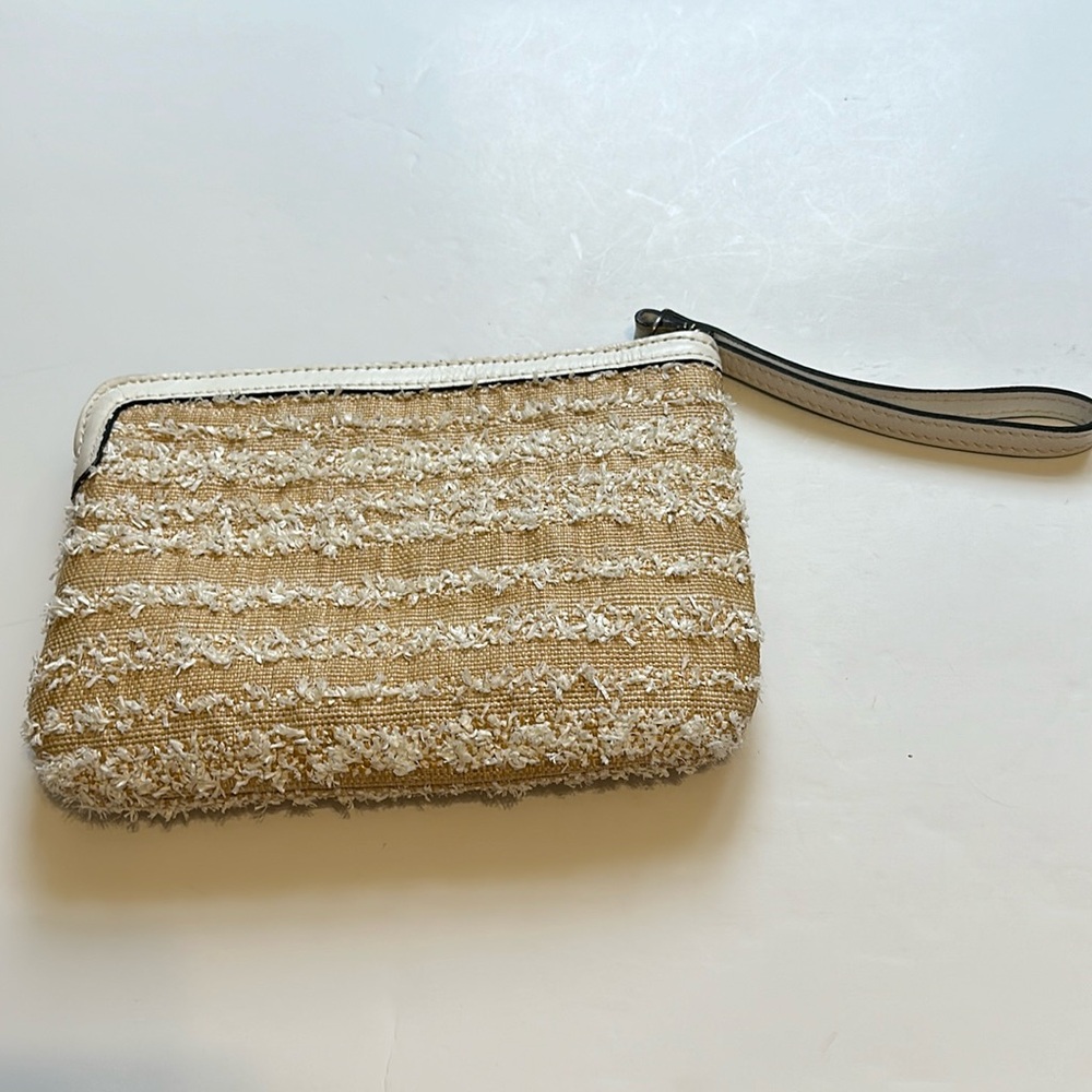 Patricia Nash™ Ebbe Woven Straw Cassini Wristlet.